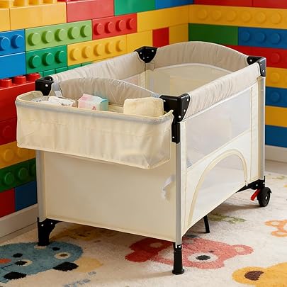 Amazon.co.jp: BTM プレイヤード 折りたたみ ベビーサークル お昼寝