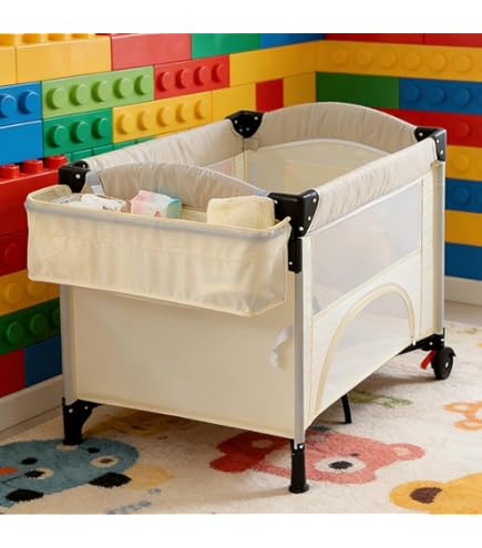 Amazon.co.jp: BTM ベビーベッド ベビーサークル 折りたたみ 添い寝