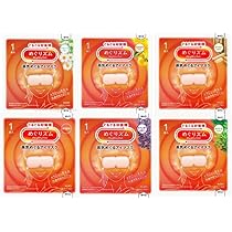 Amazon.co.jp: めぐりズム 6種 6枚 蒸気で ホット アイ マスク 無香料