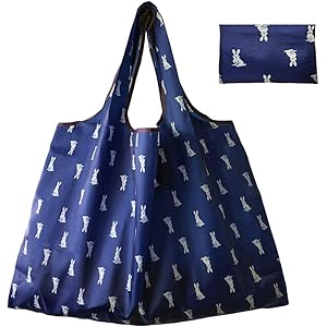 LessMo エコバッグ 選べる20色 防水素材 買い物バッグ 折りたたみ コンパクトバッグ 大容量 軽量 頑丈 耐久 携帯便利 ショッピング 旅行 スポーツ用品の収納