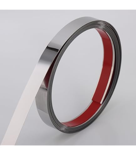 PVC Quadrant Trim, CAEEKER 5 Meters Tile Trim Caulk Strip Molding Trim Self Adhesive Flexible - View #2