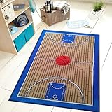 All Stars Basketball Ground Kids Rug Size: 3'3 x 5' [並行輸入品]