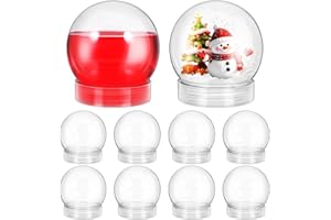 LALAFINA スノードームキット スノードーム 容器 Diy素材 15個 150ml 透明 充填可能 装饰 クリスマスデコレーション 冬 Diy 工作 オーナメント