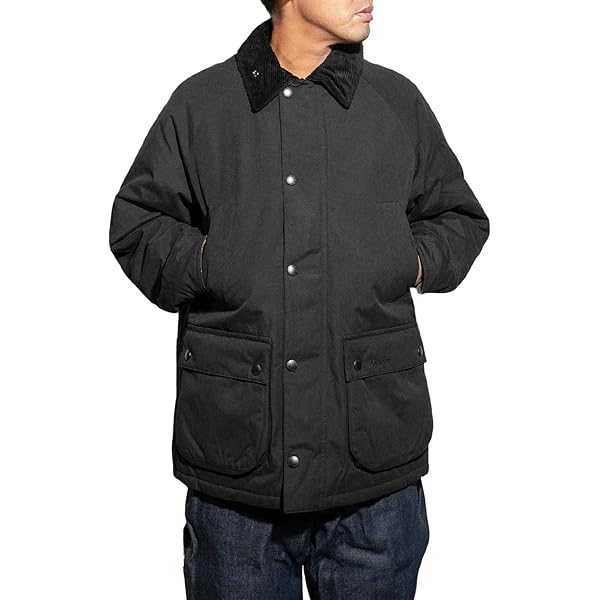 Amazon | [Barbour] [バブアー] 別注 OS Burghley Modifie セージ 38