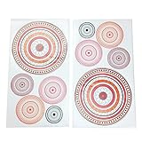 One Grace Place Sophia Lolita Wall Decals, White, Pink, Berry, Orange, Black by One Grace Place