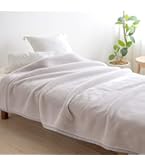 Amazon｜西川 合わせ毛布 アクリル毛布 無地 ダブル 制電 抗菌防臭加工