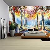 wall26 – 自己粘着壁紙大壁壁画シリーズ 100"x144" WMR-WP-X-C765-100x24x6