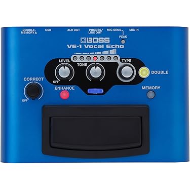 Amazon | BOSS ボス ボーカルエコー VE-1 電池/AC 電源の 2 電源方式