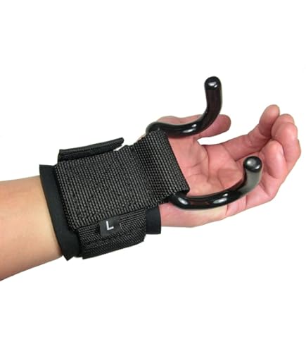 ウェイトリフティングフックグリップ-8mm厚パッド入りネオプレン ダブルステッチ ウェイトリフティングフックグリップ-8mm厚パッド入りネオプレン