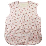 《H29年春物》(日本製) Pample Mousse(パンプルムース) 接結花プリント裏オーガニックパイルスリーパー 50cm~70cm/PK NO.DP-71517