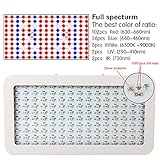 Morsen 1500W植物灯/植物育成LEDライト 新型ダブルチップ　電圧：85V-265V LED：150PCS フルスペクトルLED led植物育成ライト 水耕栽培ランプ 低消費電力　 led植
