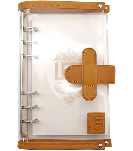 Amazon.co.jp: LETS STATIONERY GOODS クリア システム手帳 バイブル