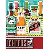 Chronicle Books（クロニクルブックス）チアーズ　グリーティングカード(H1.4×16.7×21.8cm)