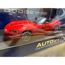 オートアート 1/18 ダッジ バイパー SRT-10 / レッド RARE* Autoart 1/18 2006 Dodge Viper SRT-10 Coupe Red with