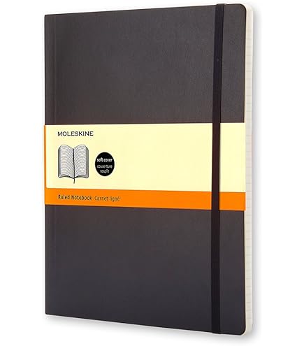 Amazon | Moleskine Classic Notebook, Large, Ruled, Black