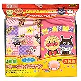 アスナロ（肌着・下着） トレーニングパンツ ベビー アンパンマン 2枚組 3層 パンツ トレパン100 ピンク