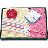 日繊商工 OLIVEdesOLIVE home ミニョン (バス・フェイス・タオルチーフ・コースター) ピンク OD-2591