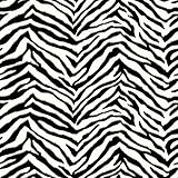 チェサピークbbc95503 Mia Faux Zebra Stripes壁紙、ブラック