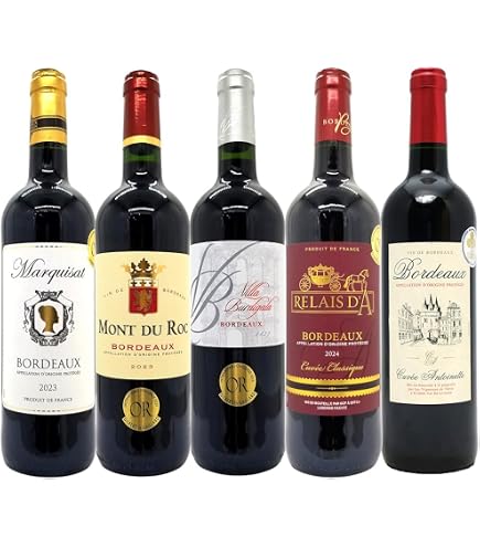 Amazon.co.jp: ワインセット 世界のぶどう飲み比べ 赤 5本 セット