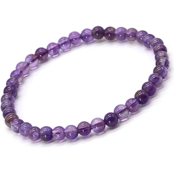 Amazon | [ONE.ONE] アメジスト ブレスレット 7mm ウルグアイ産 AAA