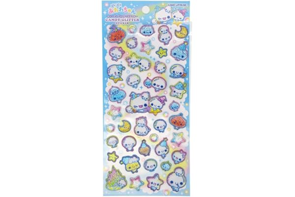 カミオジャパン シール キャンディグリッターステッカー あわわちゃん 231018
