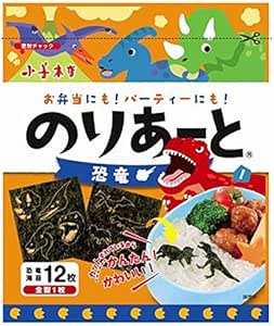 Amazon 小善本店 のりあーと 恐竜 全型1枚 小善本店 焼きのり 通販