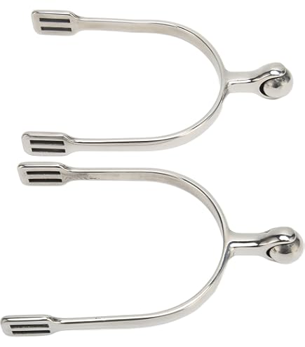 Amazon.co.jp: EVTSCan 1 ペア馬拍車、ステンレス鋼乗馬拍車