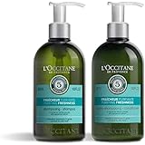 L'OCCITANE ファイブハーブス ピュアフレッシュネス シャンプー&コンディショナー クールタイプ 500ｍL×2個