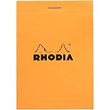 【3冊セット】RHODIA(ロディア) メモ帳 No.11(A7) 80枚 方眼罫 撥水カバー ミシン目入 PEFC認証取得 ブロックロディア No.11(7.4×10.5cm) オレンジ RHODIA cf11200