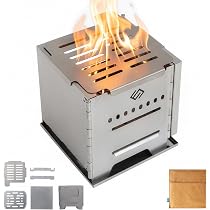 Amazon | COOK'N'ESCAPE 二次燃焼 焚き火台 ソロ ウッドストーブ