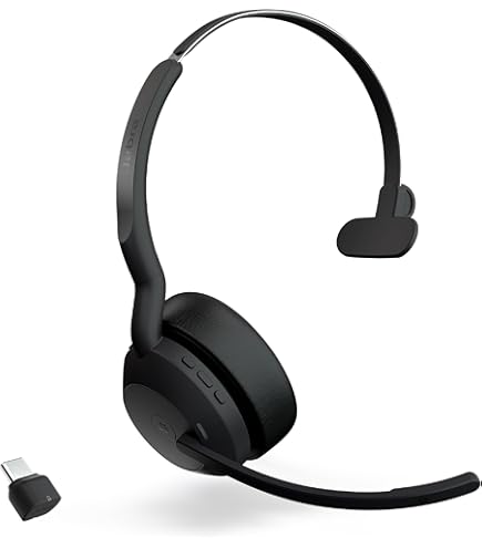 Jabra Evolve2 85 Desk Stand – USB-A Headset Charging Stand – Black