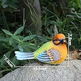 Liebeye ガーデンオーナメント 置物 小鳥 動物 樹脂 庭飾り シミュレーション 鳥 装飾 庭 庭飾り ガーデン 飾り 飾り物 庭の装飾 屋外 中庭 風景 クリエイティブ かわいい 1329# 