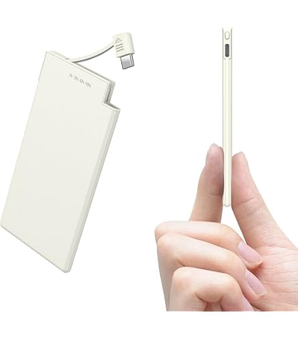 Amazon | Auskang モバイルバッテリー 軽量 iPhone 14/13/12/iPhone SE