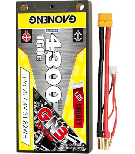 Amazon | ショートリポ 7.4V 4000-90C LBA084 | ラジコン
