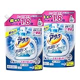 【まとめ買い】アタック抗菌EXスーパークリアジェル 洗濯洗剤 液体 詰替用 1.35Kg(1.8倍分)×2個