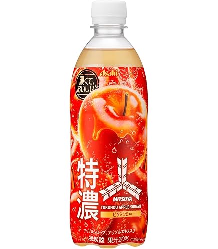 MITSUYA 特濃アップルスカッシュ 500ml Amazon.co.jp: ◇アサヒ飲料 三ツ矢特濃アップルスカッシュ 500ml【24