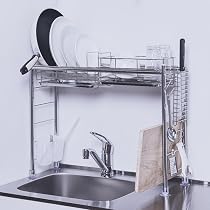 TUBASAN 燕三条　ステンレス 水切りラック Amazon｜TUBASAN 公式ショップ 燕三条 水切りラック シンク上