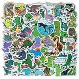 恐竜ステッカー 50枚セット 防水ステッカー 密封バッグ ブランド 荷物ステッカー お気に入りの荷物、ギター、車、バイク、自転車、水筒、ヘルメット、パソコンなどに適用 (TZ-05)