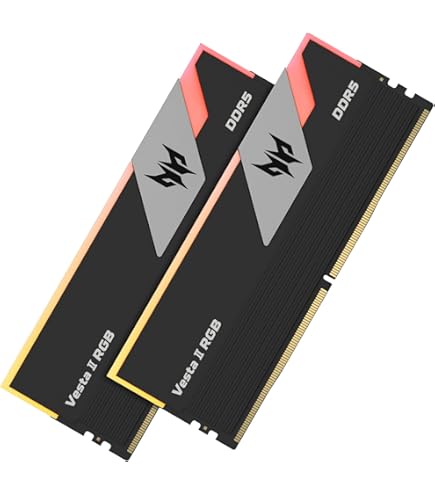 CORSAIR VENGEANCE RGB DDR5 32GB (2x16GB) 6000Mhz C36 1.30V - White