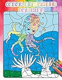 Color by Number for Kids: Gorgeous Ocean & Wildlife Animal Coloring Book for Kids, Teens with Large Size (activity Book for Kids, Ages4-8)