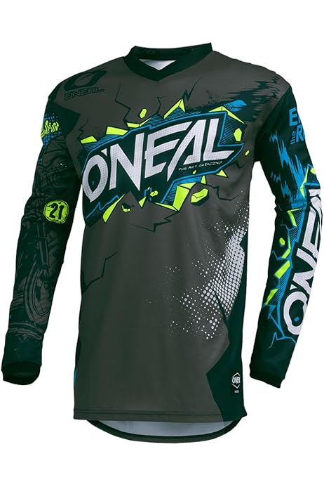 Fox Racing Women's 180 Flora Motocross Jersey, Black/Yellow