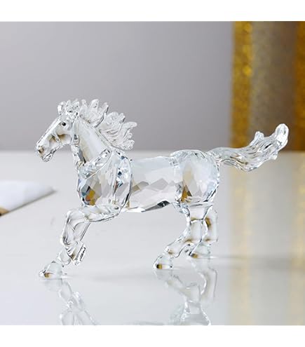 Amazon.co.jp: 翔ける馬を彫刻した象牙風 レプリカ 角笛 置物 彫像