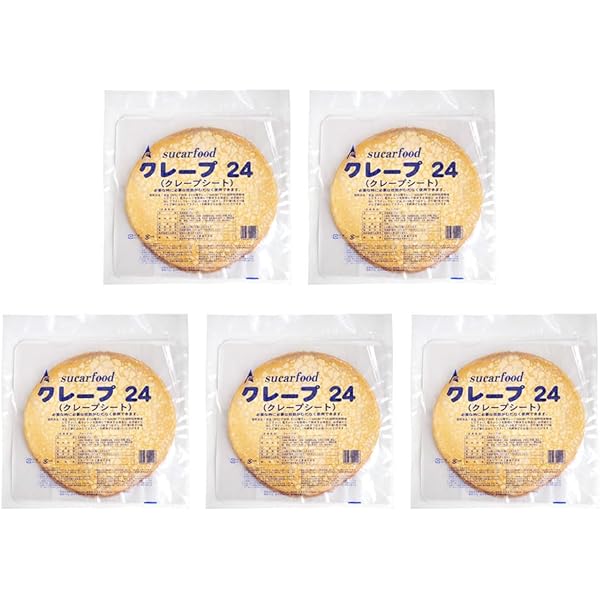 クレープ様 Amazon | 隆祥房 クレープ 丸型 業務用 冷凍 20枚／袋｜ 丸