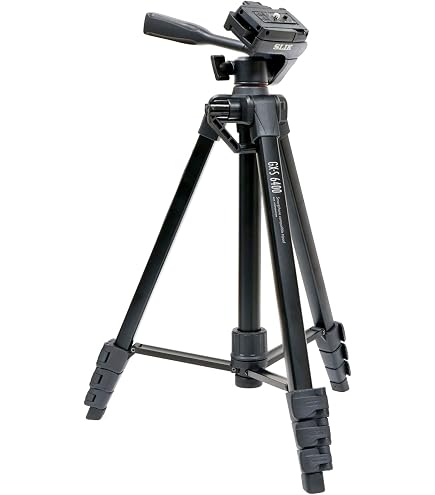 Amazon | スリック 三脚 GX 6400 4段 レバーロック式 21mm径 3ウェイ雲