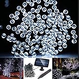 Solarmks DC-1200 Solar String Lights Outdoor 72ft 200 Led Solar Christmas Lights White [並行輸入品]