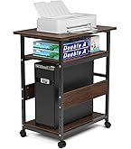 Amazon.co.jp: パソコンワゴン pcワゴン キャスター付き デスク 3段