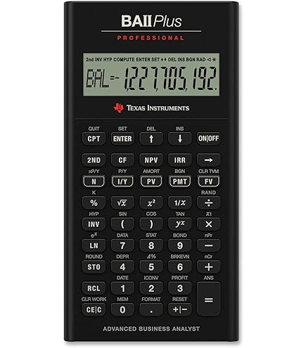 Amazon.co.jp: Texas Instruments BA II Plus Professional Financial