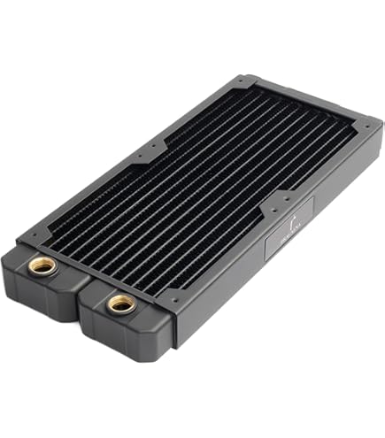Amazon | Watercool HEATKILLER 480-S ラジエーター ブラック