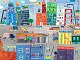 Oopsy Daisy建設ゾーンストレッチキャンバス壁アートby Jill McDonald 24 by 18-Inch PE1226