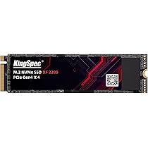 Amazon | KingSpec 512GB SSD M.2 NVMe 2280 PCIe Gen 4.0 x 4 最大